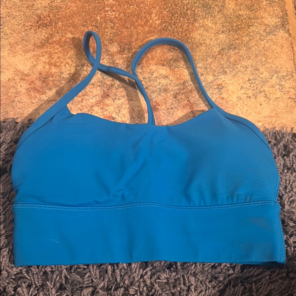 Blue Sports Bra